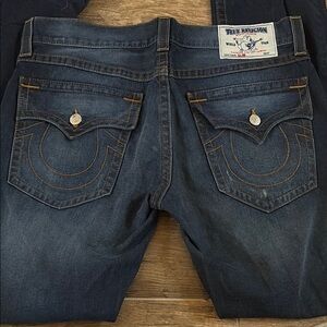 True Religion Men's Blue Jeans